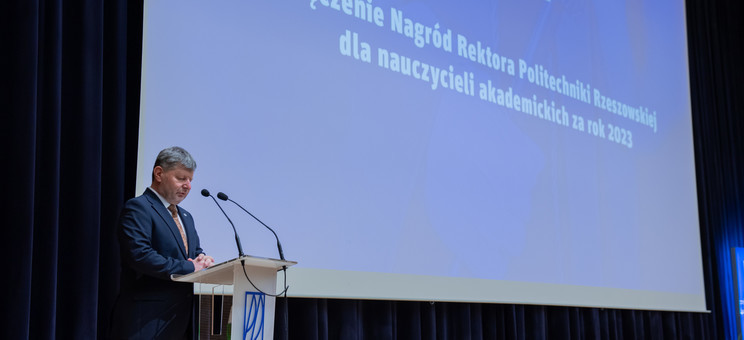 Rektor Politechniki Rzeszowskiej prof. dr hab. inż. Piotr Koszelnik, fot. A. Surowiec
