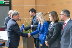 Wręczenie nagród Rektora Politechniki Rzeszowskiej dla nauczycieli akademickich, fot. A. Surowiec